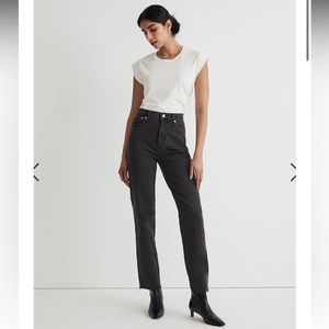 Madewell The Perfect Vintage Straight Jean in Lunar Wash